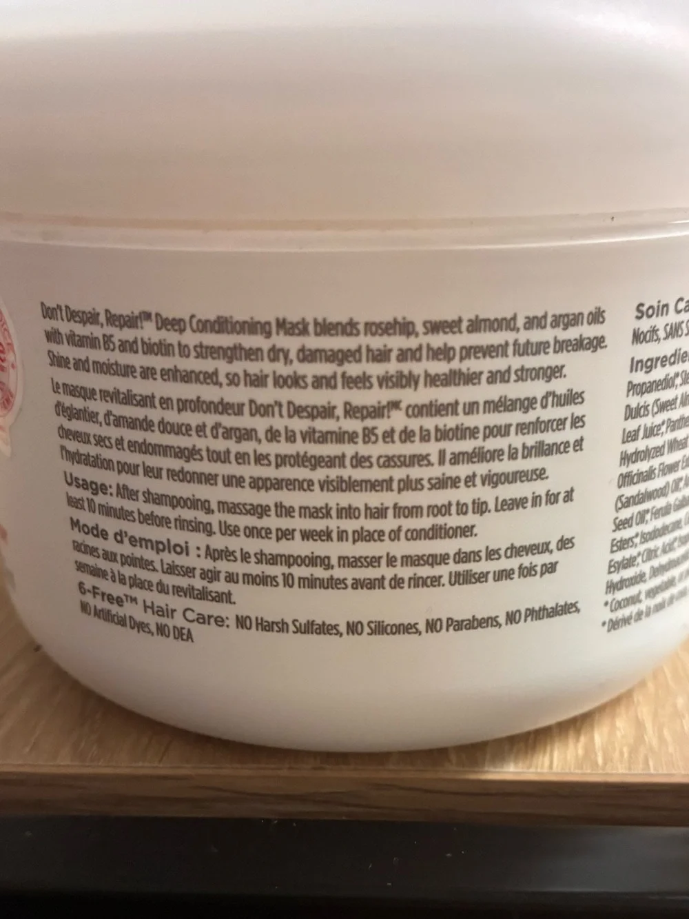 Briogeo Don’t Despair Repair Deep Conditioning Mask 8 oz NEW